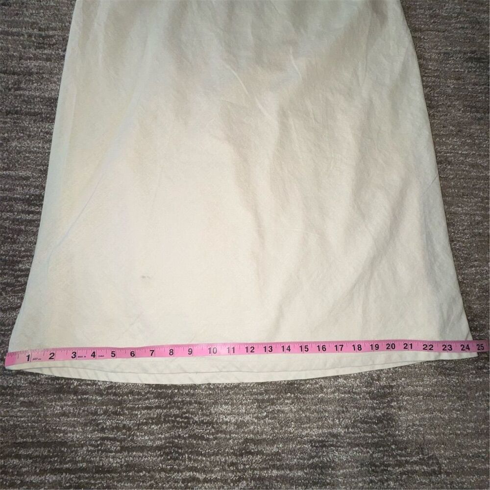 American Eagle Women's XS Ivory Maxi Skirt Elastic Waist Long Lined - Picture 10 of 14